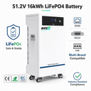 Batterie LiFePO4 sur pied 16kW 314Ah 51,2V - 1
