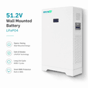 Serie de batteries LiFePO4 51,2V murales - 1
