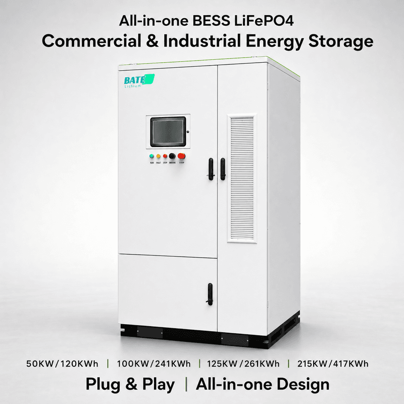 Conteneur BESS industriel 215kWh