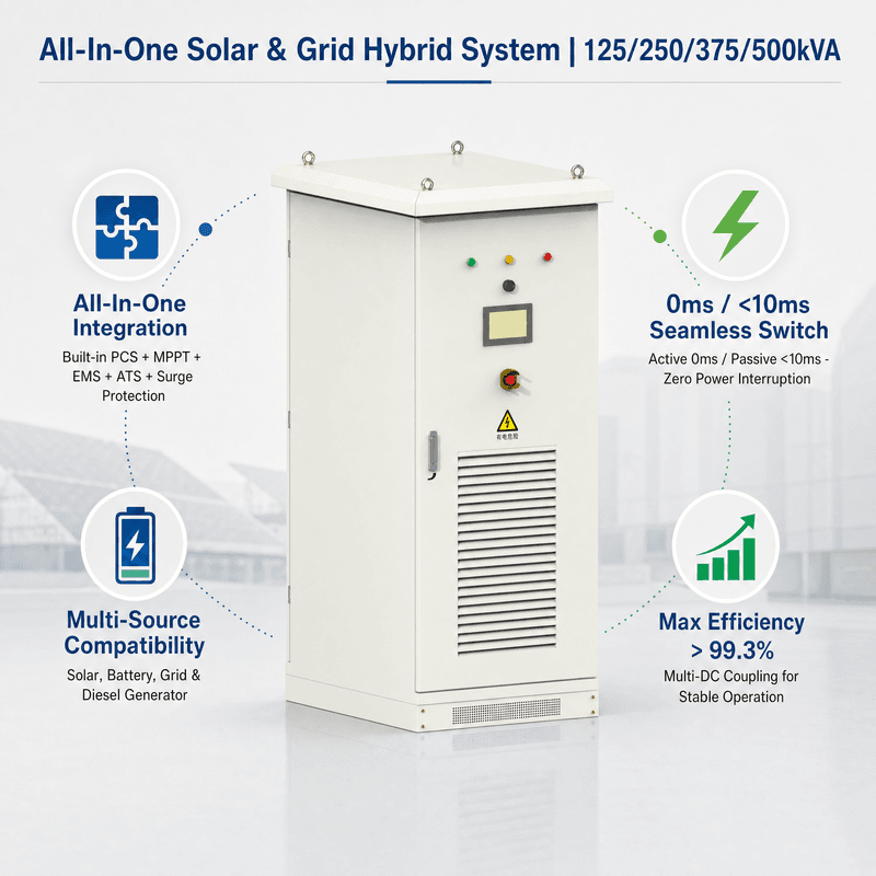 Systeme solaire tout-en-un HAG2 125~500kVA